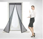 Keep Mosquitoes Out Effortlessly – Magnetic Auto-Close Mosquito Net Door