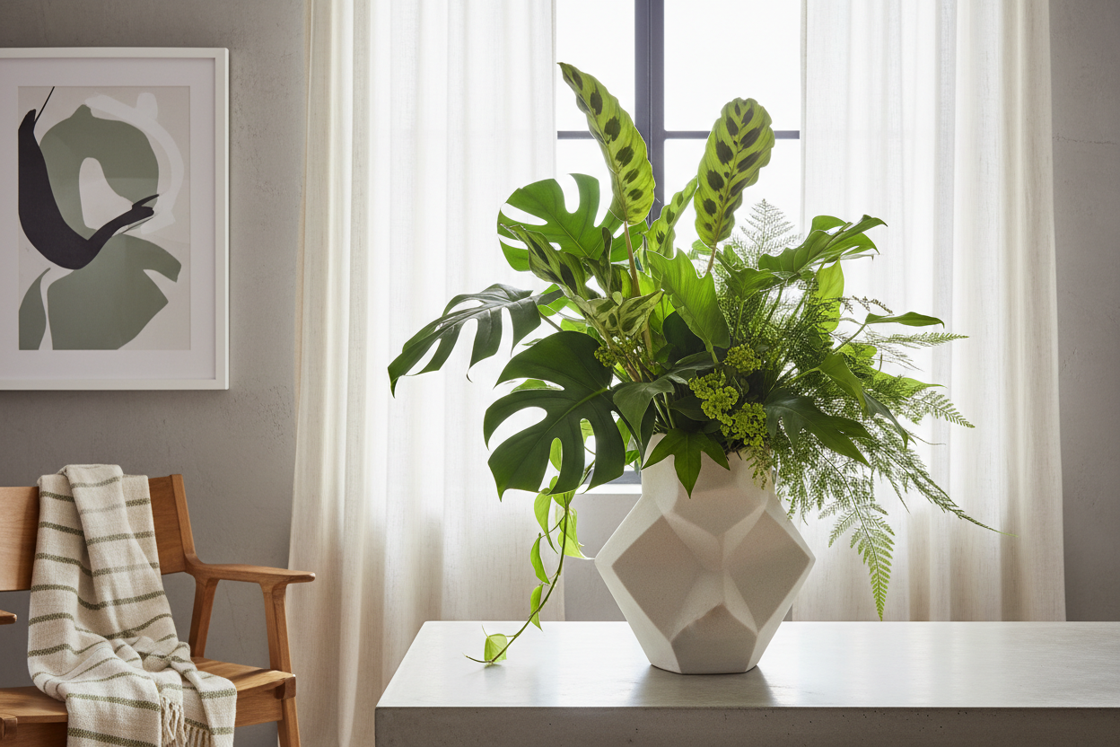 good vase image with plants